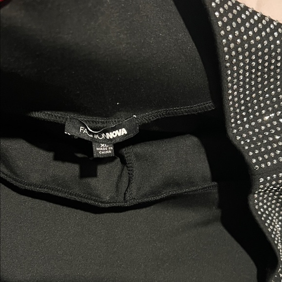 Rhinestone Jewel Studded High Waisted Skinny Legging Pants! Embellished - Picture 8 of 10